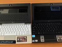 European keyboard (left) vs US keyboard(right) layout