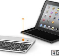 You can use the keyboard as far as 10 feet from the iPad 2